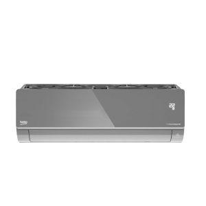 Beko BIHT245W0SX-BIHT244W0SX Split Air Conditioner, 3 HP, Cooling/Heating, Smart Pro Inverter, Ultra Fast Cooling, Wi-Fi - Silver