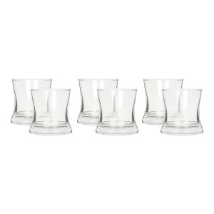 Ocean Glass Cup Set, 6 Pieces - Clear