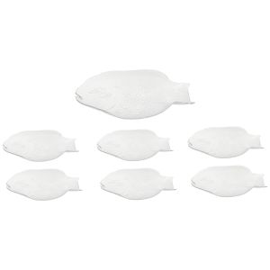 Pasabahce Glass Fish Dish Set, 7 Pieces - Clear