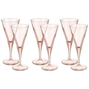 Pasabahce Juice Cup Set, 6 Pieces, 200 ml - Orange 