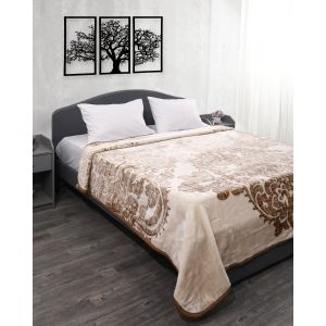 Morano Gold Velvet Blanket, 220×240 cm, 4 kg