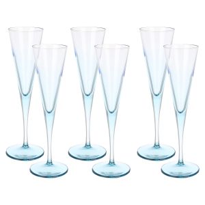 Pasabahce Cup Set, 6 Pieces, 150 ml - Turquoise 