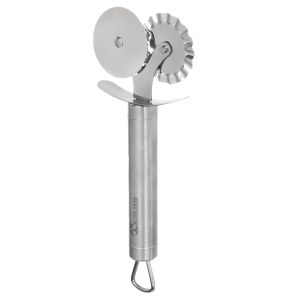 Rocky Stainless Steel Pizza Slicer, 18 cm - Silver