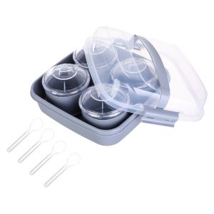 Elite Plastic Travel Boxes Set, 8 Pieces