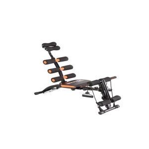 All In One Machine, 6 Different Types Of Exercises - Black Orange