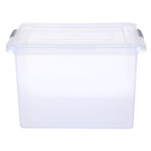 El Hoda Plastic Storage Box, 40 Liter - Clear
