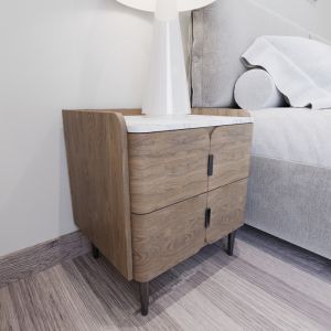 MDF Wood Modern Commode, 50x40x54 cm - Wooden