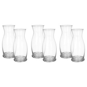 Lucy Glass Cups Set, 6 Pieces - Clear