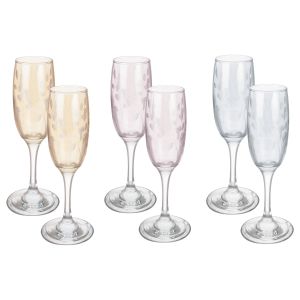 Bohemia Glasses Set, 6 Pieces - Multicolor
