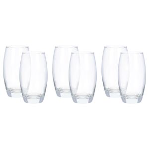 Pasabahce Glass Cup Set, 6 Pieces, 500 cc - Clear