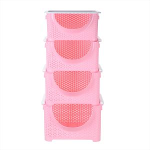 Al Wataneya Plastic Shelve & Racks, 4 Shelves
