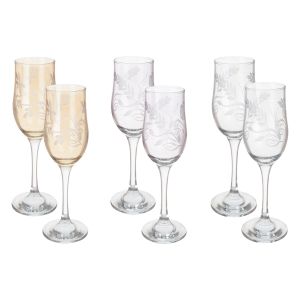 Bohemia Glasses Set, 6 Pieces - Multicolor