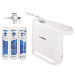 Tank Water Filter Pro, 6 Built-in Purification Functions - White