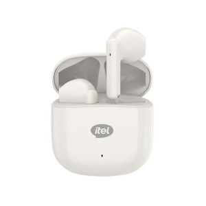 Itel Wireless Earbuds Noise Cancelling , S10 - Off White