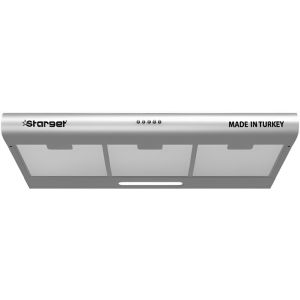 Starget ST-1990TR Stainless Steel Built-In Turbo Hood, 90 cm, 2 Fans - Silver