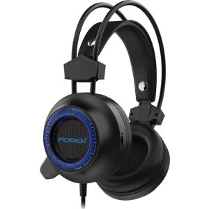 Forev FV-G93 Gaming Headset, Wired, 3.5mm Jack, Compatible with Laptops and Computers - Black