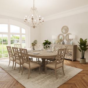 Beech Wood Master Dining Room - Beige