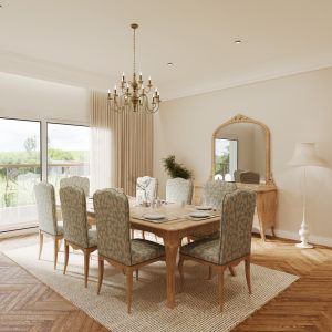 Beech Wood Master Dining Room - Wooden