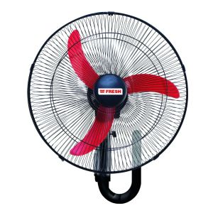 Fresh 500004473 Shabah Wall Fan, 18 Inch - Black Red