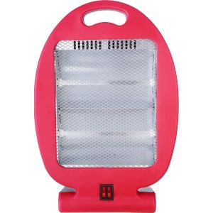 El Waleed WH2020-G-Hs 003-KH2020 Electric Heater, 2 Candles, 800 Watts - Black Red
