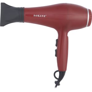 Sokany SK-14012 Hair Dryer, 950 Watt - Dark Red
