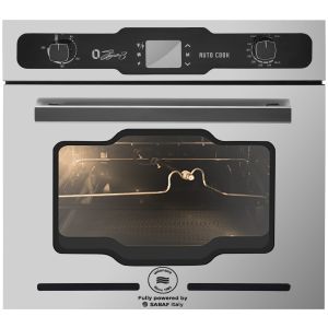 Unionaire BO66G-119-CPSF-1CH-OS3-AL Built-in Oven, 60×60 cm, 70 Liters, Full Safety - Silver Black