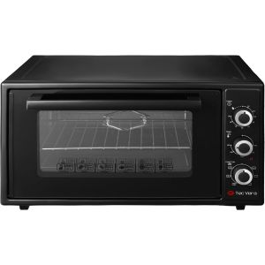 Tec Vera Electric Oven, 45 Liters, 1800 Watts, Grill, Light, Fan - Black
