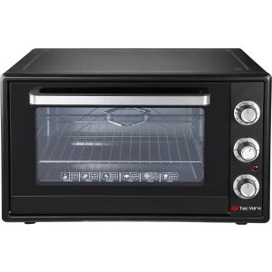 Tec Vera Electric Oven, 60 Liters, 2000 Watts, Grill, Light, Fan - Black