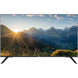 Fresh 50MFQ435G Smart TV, Google OS, UHD, QLED, Frameless, 50 inch, with free Wall Holder - Black