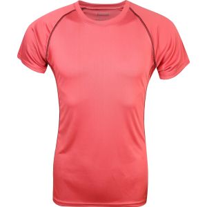 تيشيرت رياضي نص كم بوليستر للسيدات سيزر، مقاس 3XL - احمر فاتح