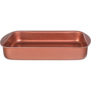 Trueval Teflon Oven Dish, 35 cm - Copper