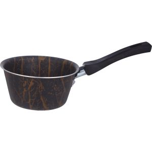 Trueval Teflon Casserole, 14 cm - Black Gold