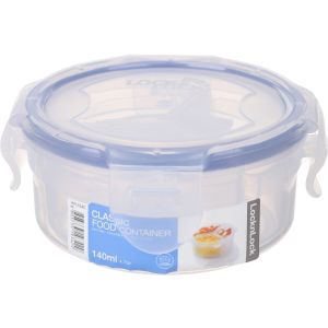 LocknLock Plastic Food Keeper, 140 ml - Clear Blue