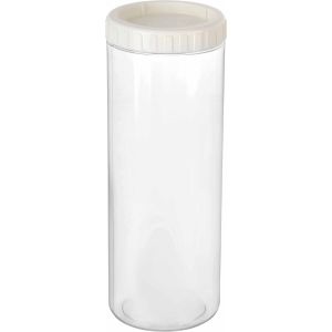 LocknLock Plastic Water Bottle, 1.6 Litres - Clear White