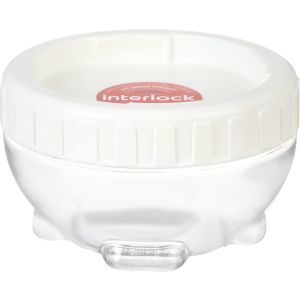 LocknLock Plastic Sauce Jar, 180 ml - Clear White