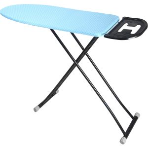 Sara Metal Foldable Iron Table, 138×35×105 cm, 7 Levels - Turquoise