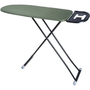 Sara Metal Foldable Iron Table, 138×35×105 cm, 7 Levels - Olive