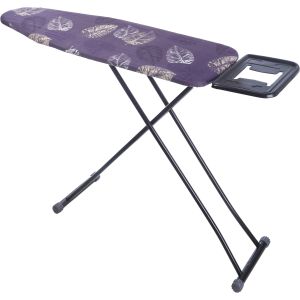 Sara Foldable Metal Iron Table, 142×45×105 cm - Mauve