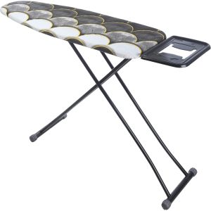 Sara Foldable Metal Iron Table, 142×45×105 cm - Multicolor