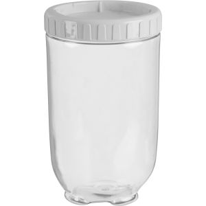 LocknLock Plastic Spice Jar, 1.3 Liters - Clear White