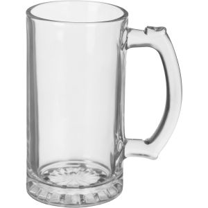 Glass Juice Mug, 490 ml - Clear