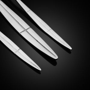 Nouval Laser Stainless Steel Cutlery Set, 87 Pieces - Silver