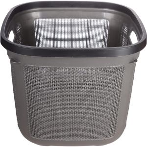 Max Plast Wash Laundry Baskets, 45 Litre - Dark Grey
