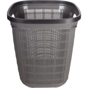 Max Plast Wash Laundry Baskets, 60 Litre - Dark Grey