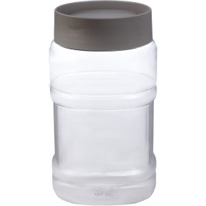 Max Plast Plastic Spice Jar, 580 ml - Clear Grey