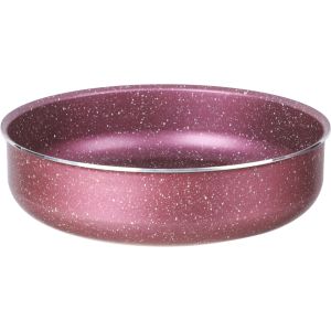 Nouval Classic Granite Round Oven Tray, 26 cm - Purple