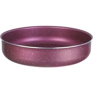 Nouval Granite Round Oven Tray, 30 cm - Purple White
