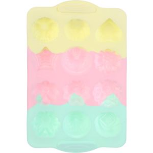 Yonghao Silicone Cupcake Mold, 12 Eyes, 29×17 Cm - Multicolor