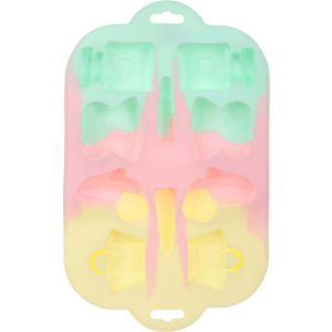 Silicone Cake Mold, 10 Eyes, 17 x 29 cm - Multicolor