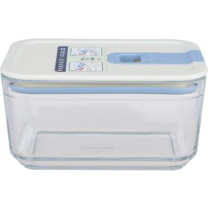 Neoflam Glass Food Keeper, Silicone Lid, 500 ml - Clear Off White